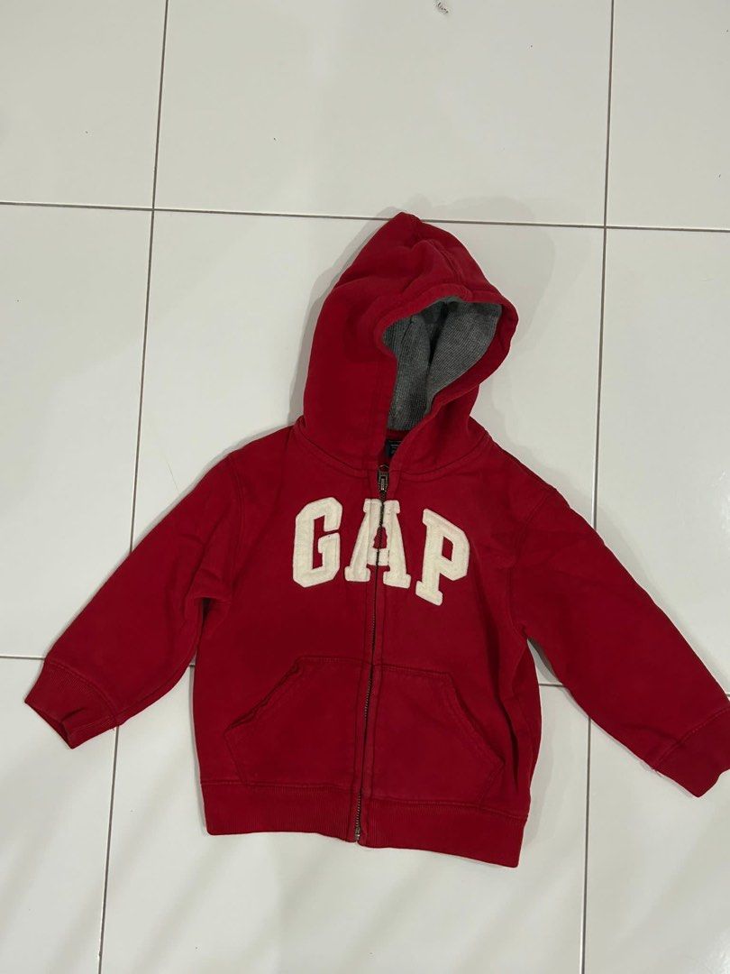 Toddler red hoodie Babies Kids Babies Kids Fashion on Carousell