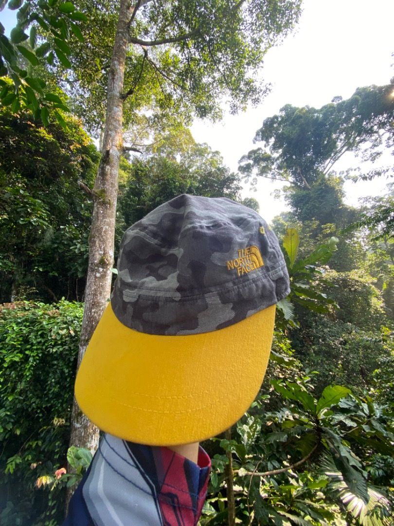 The north face cheap yellow cap