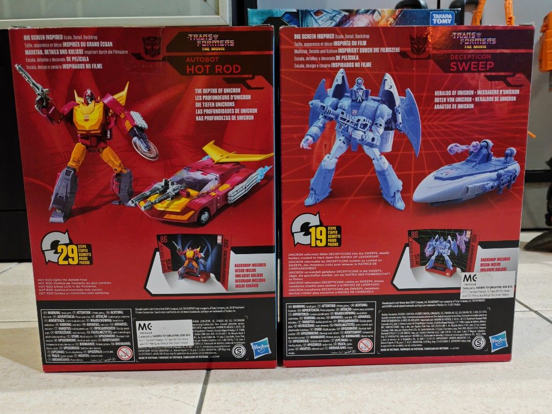 Transformers ss86 hot rod & sweep, Hobbies & Toys, Toys & Games on