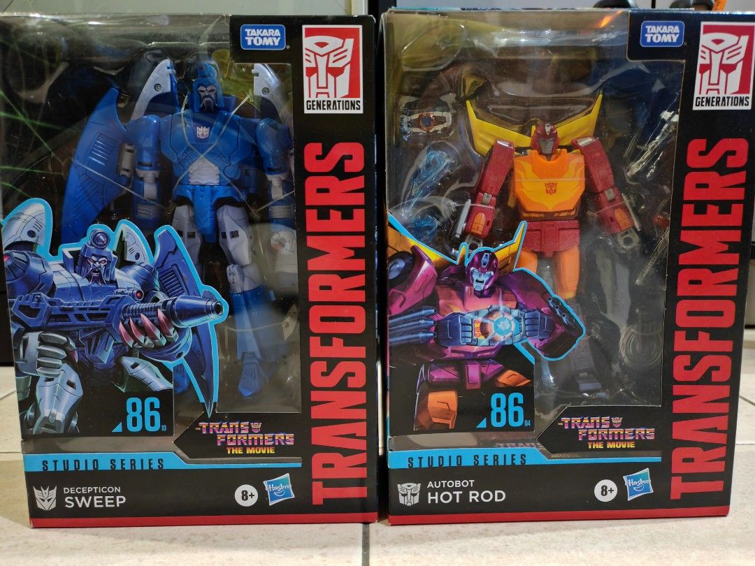 Transformers ss86 hot rod & sweep, Hobbies & Toys, Toys & Games on