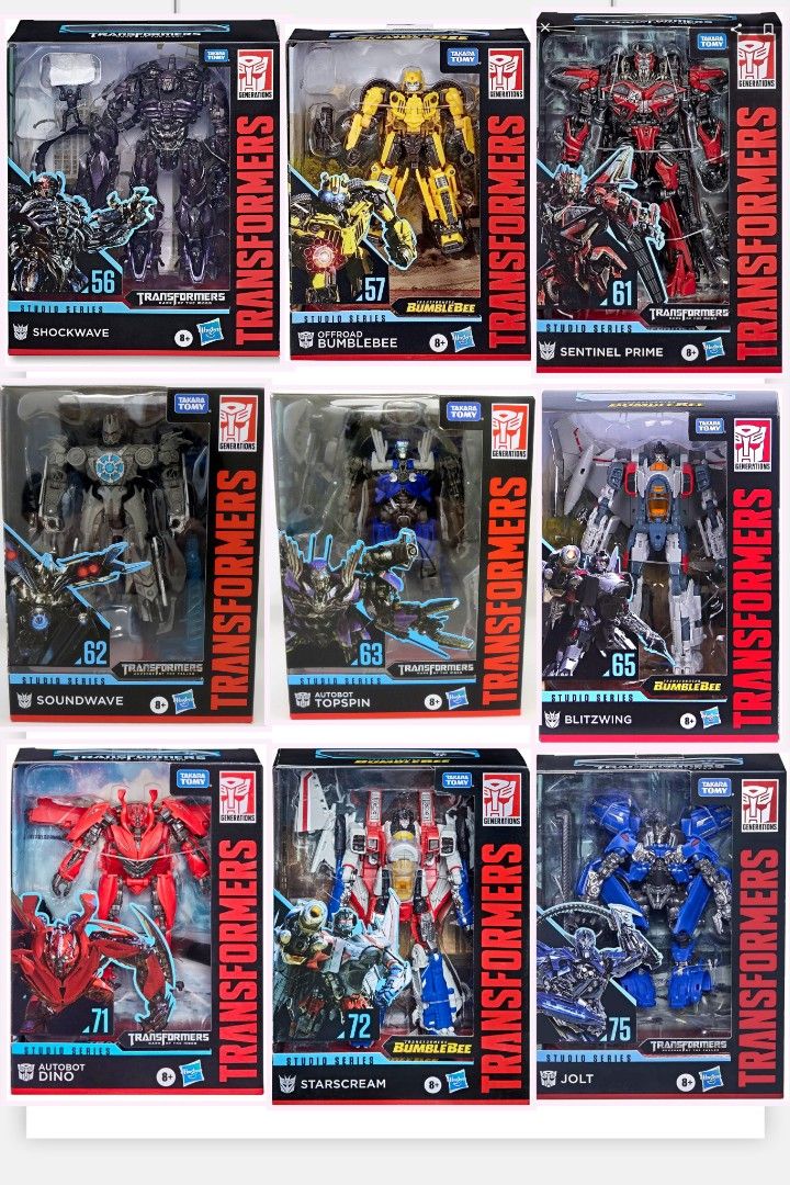 Transformers studio 2025 series 2020 list