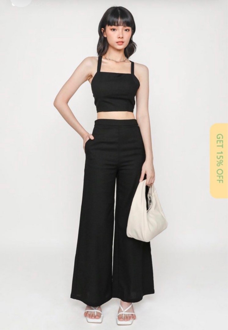 Linen new arrivals flare pants