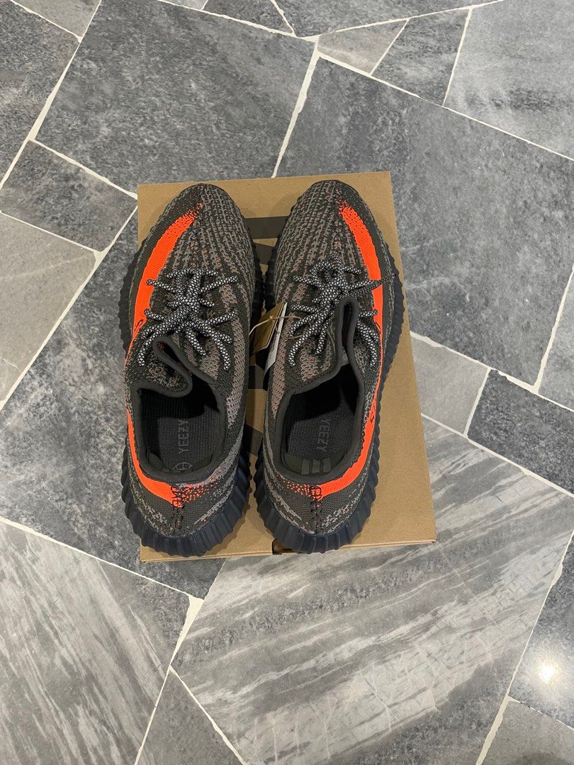UK11 Adidas Yeezy Boost 350 V2 carbon beluga Men s Fashion
