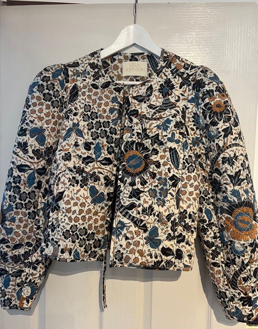 Free people great escape discount cotton printed quilted jacket