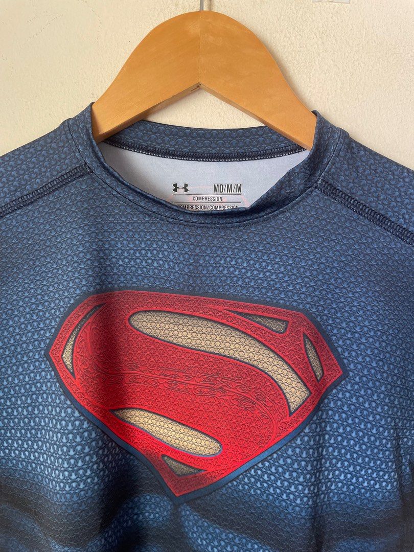Man of steel best sale shirt under armour