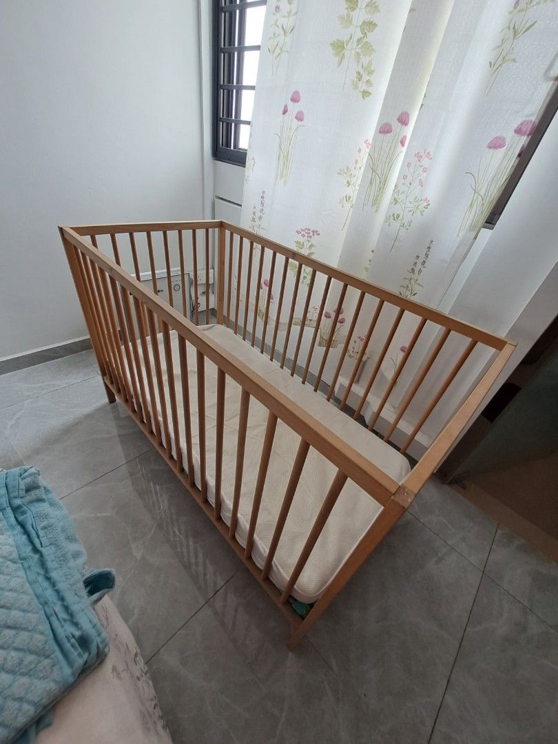 Used IKEA Singular cot, Babies & Kids, Baby Nursery & Kids Furniture ...
