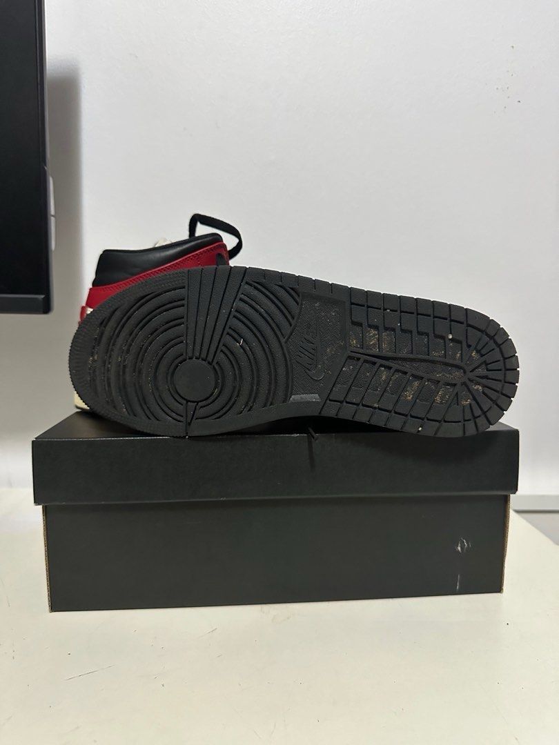 jordan 1 black toe used