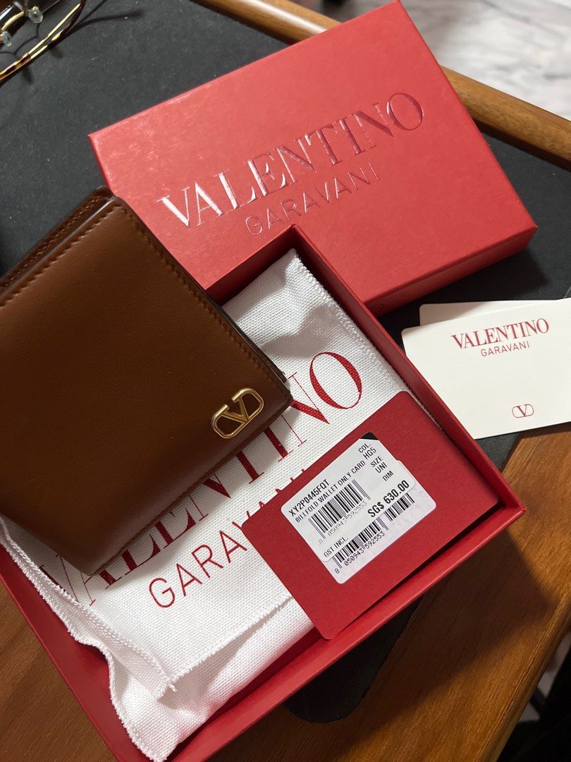 Red discount valentino wallet