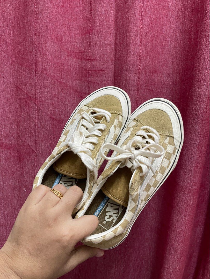 Vans checkerboard sale mustard