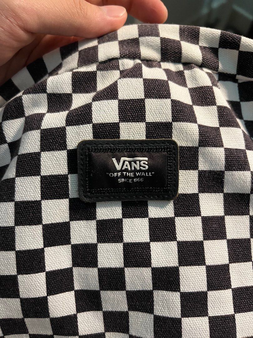 Vans bag 2025 checkered