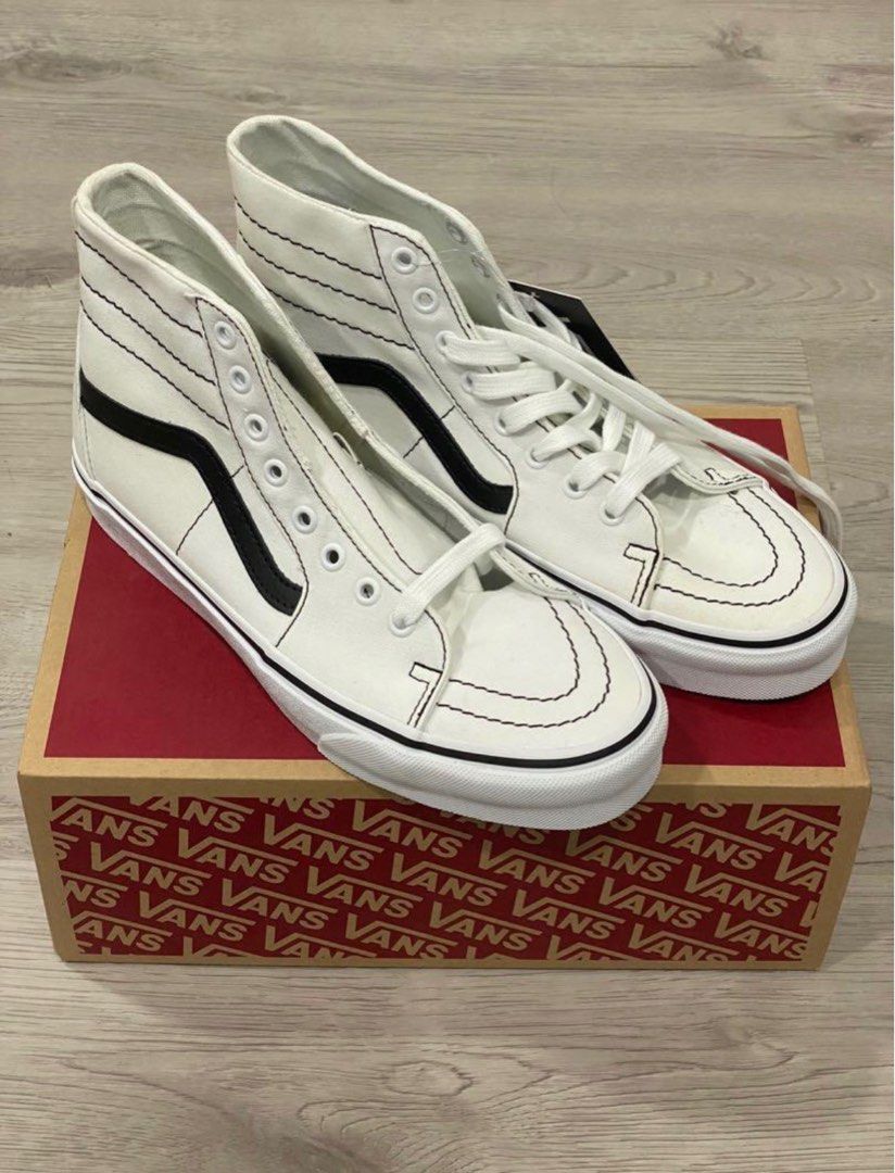 White high vans best sale