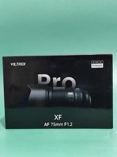 Viltrox 75mm f1.2 for fuji X mount *brand new (sealed)