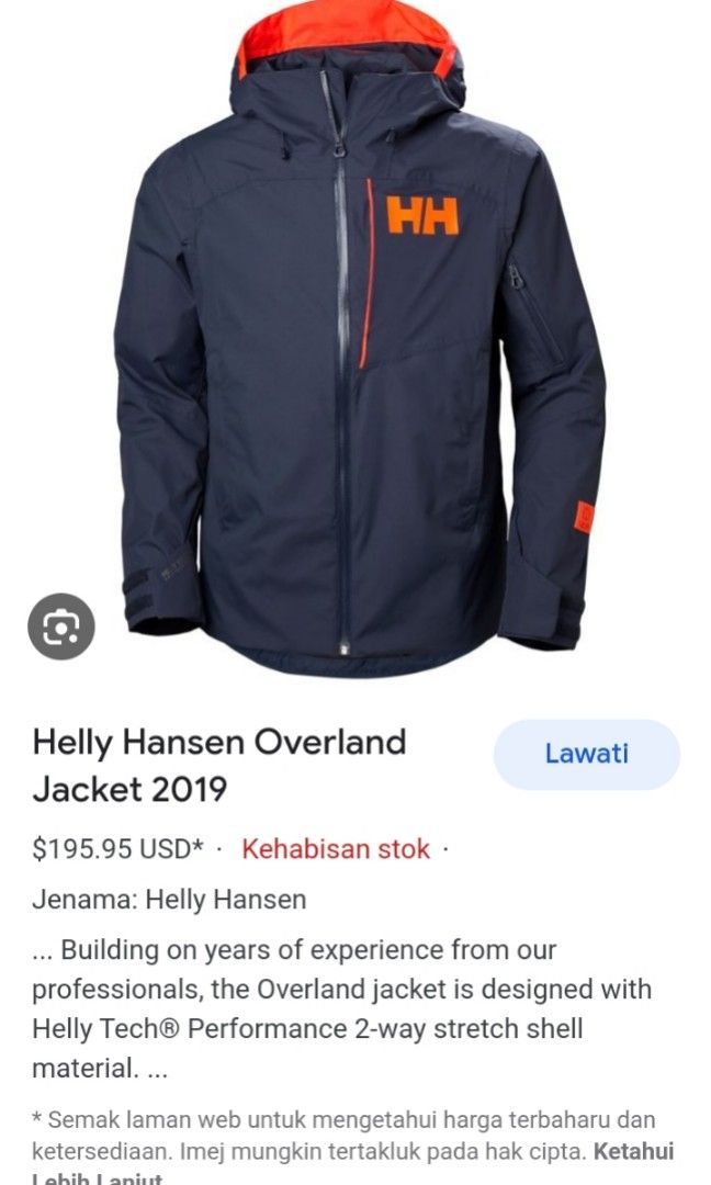 Helly hansen online overland jacket