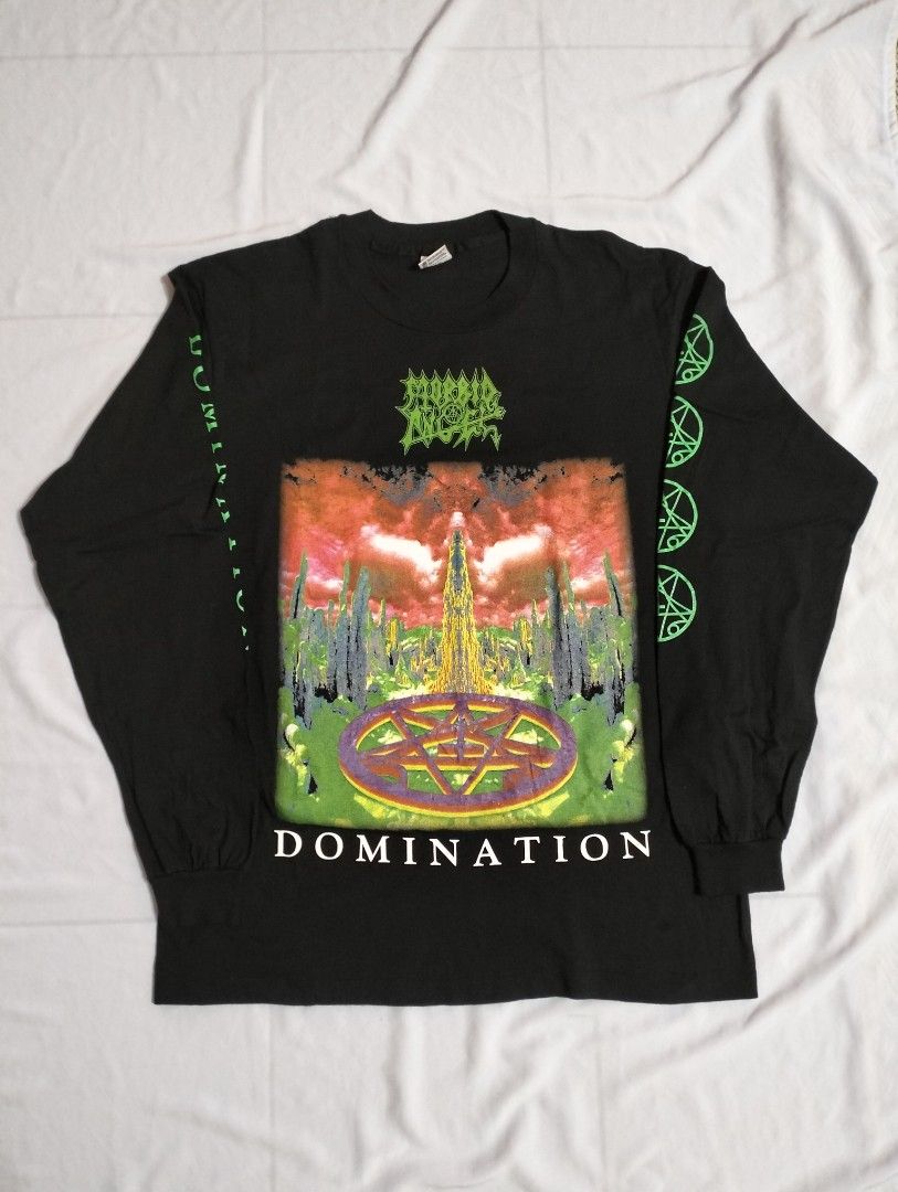 Vintage Morbid Angel 90s Long Sleeve Death Metal Music Shirt