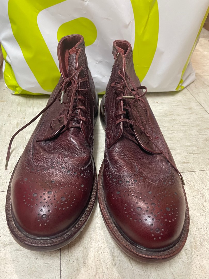 VISVIM PATRICIAN W.T. MID-FOLK, 男裝, 鞋, 西裝鞋- Carousell