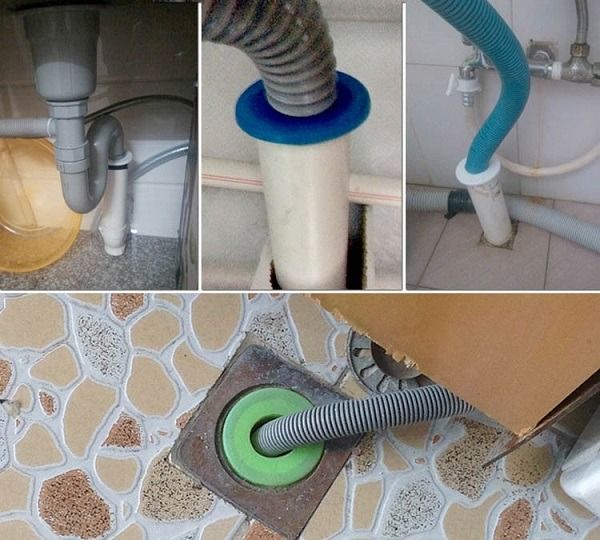 Washing Machine Plug Drainage Hose Seal Pipe, Furniture & Home Living