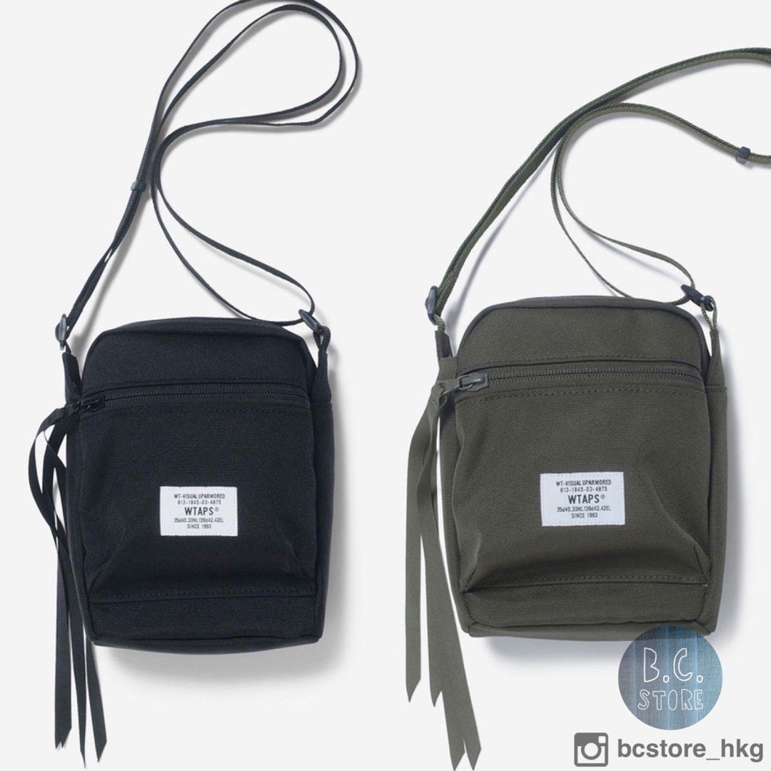 黒 22aw Wtaps Pouch Shoulder Bag