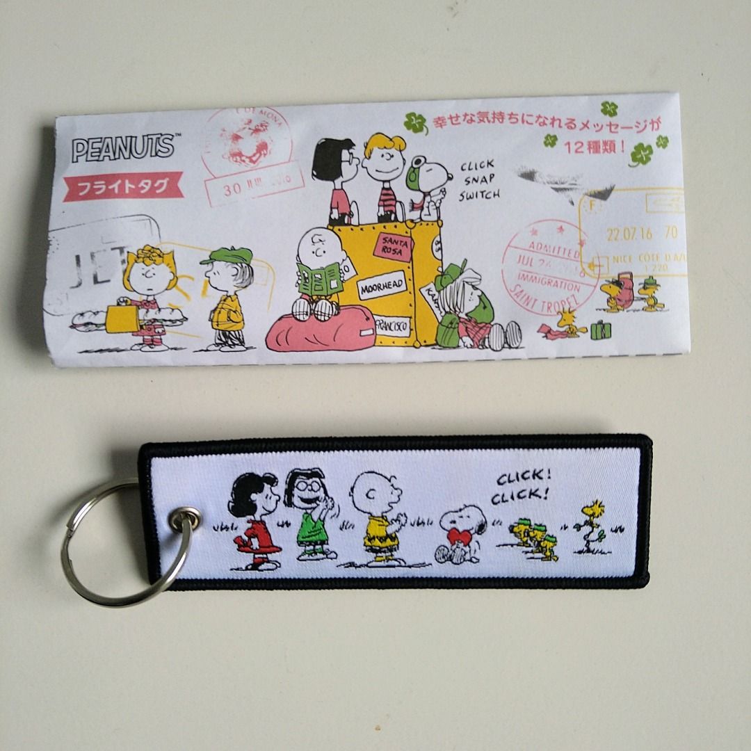 Snoopy luggage tag 2025