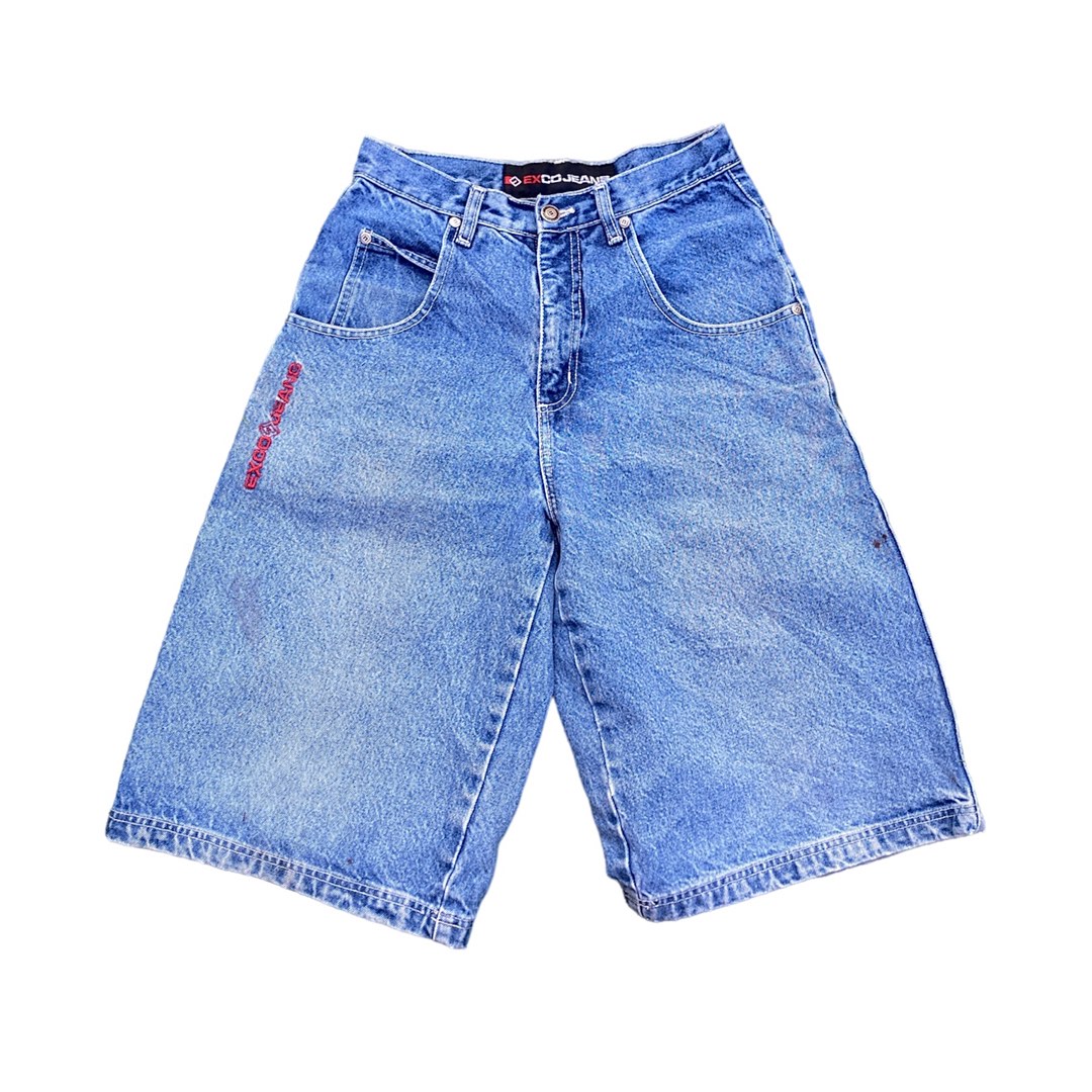 Y2K JORTS Exco Jeans, Men's Fashion, Bottoms, Shorts on Carousell