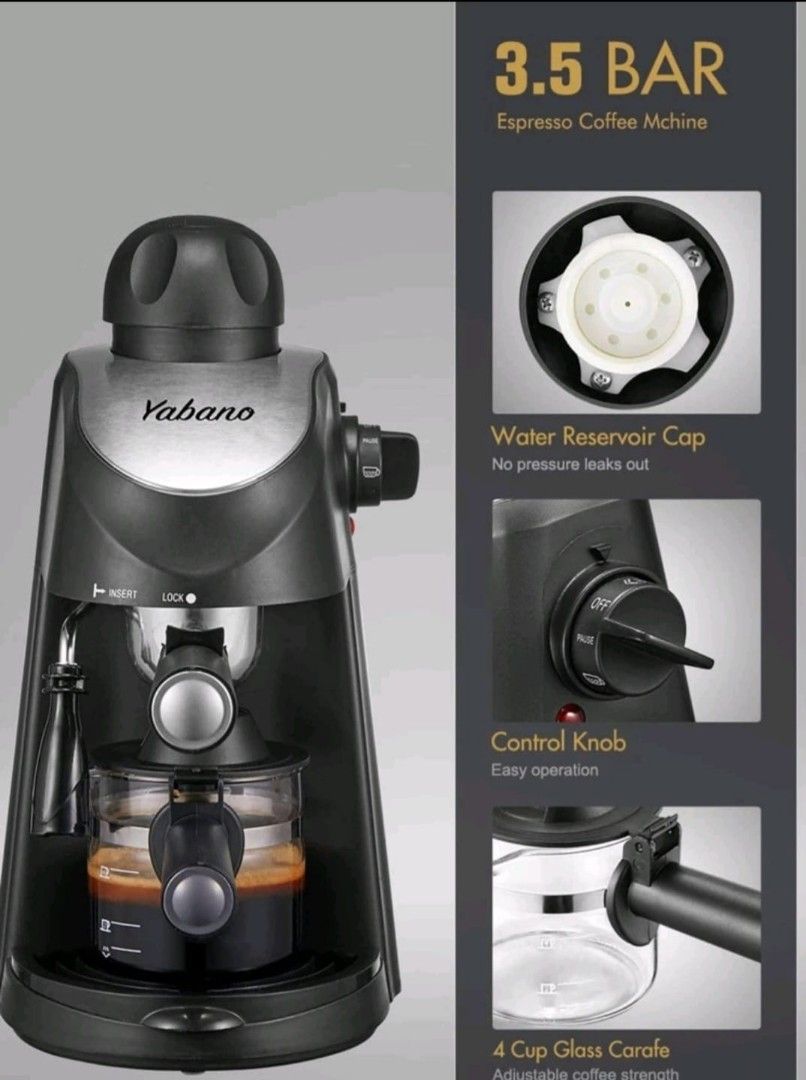 Yabano Espresso Machine!, TV & Home Appliances, Kitchen Appliances