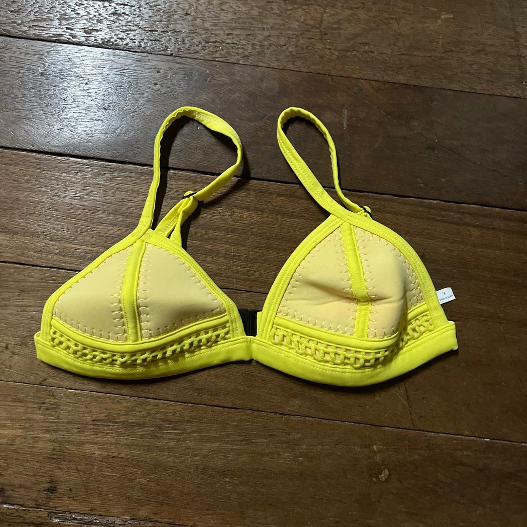 Lime Yellow Bikini Top - Triangle Bikini Top - Bralette Top - Lulus