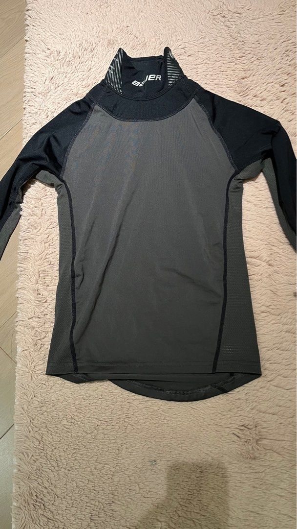 youth Bauer long sleeve neckguard protective
