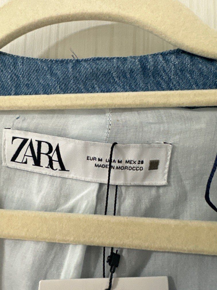 ZARA DENIM VEST STUD