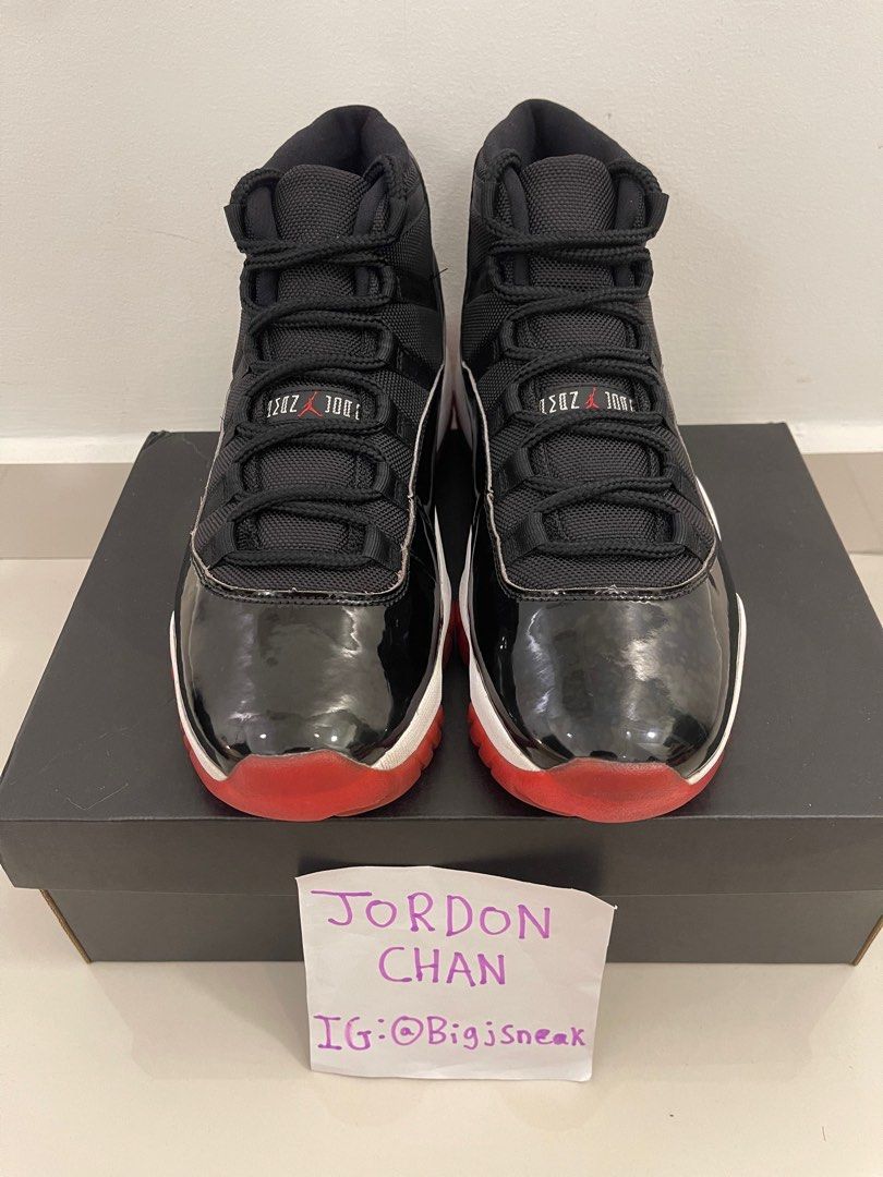 100 Jordan 11 Retro Playoffs Bred 2019 Men s Fashion