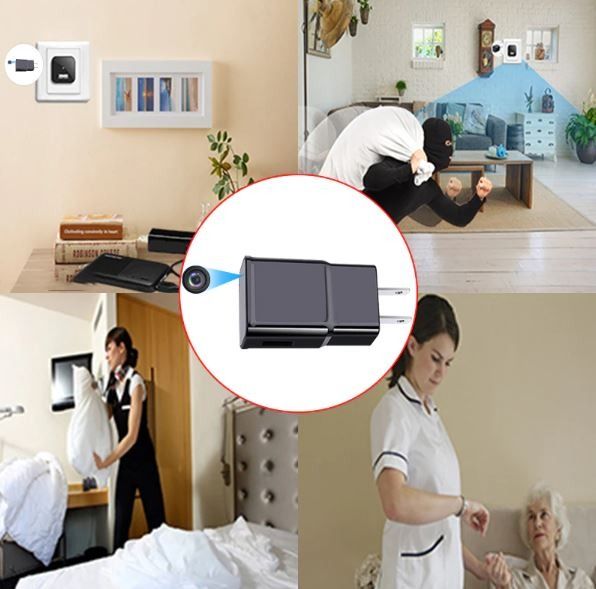 1080p HD Hidden Spy Camera USB Charger Plug | WIFI IP Camera Security ... - Concealed Security Cameras With Furniture For Laboratory