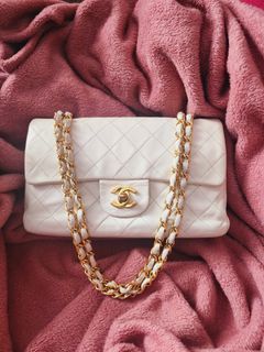 Chanel Gabrielle Medium Pink Tweed Calf, Luxury, Bags & Wallets on Carousell