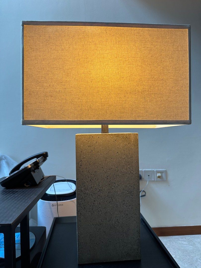 Crate and shop barrel bedside lamps