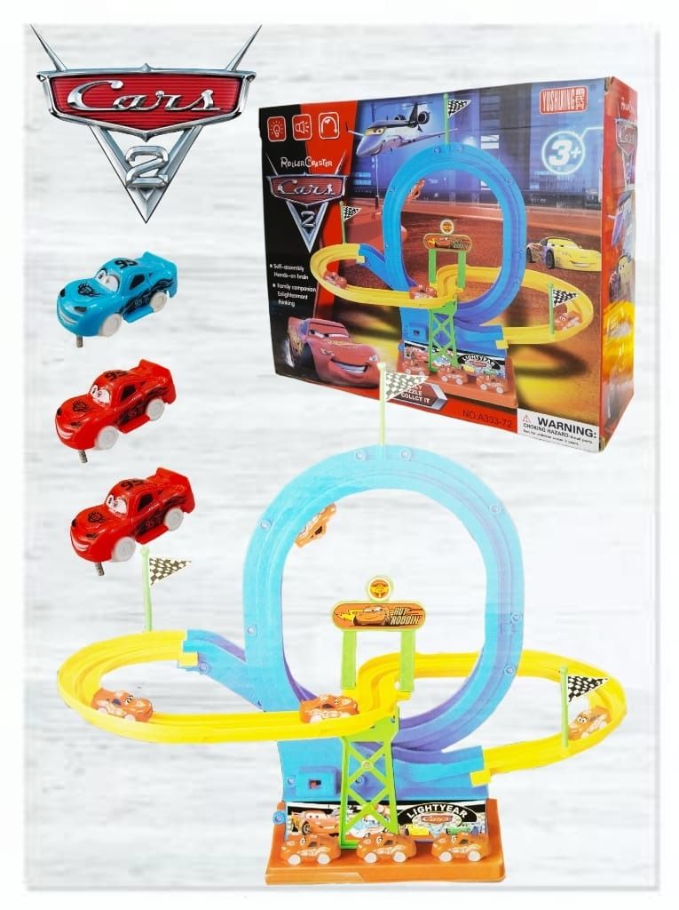 360 Rotation Cars Truck Railway Vehicle Roller Coaster Children