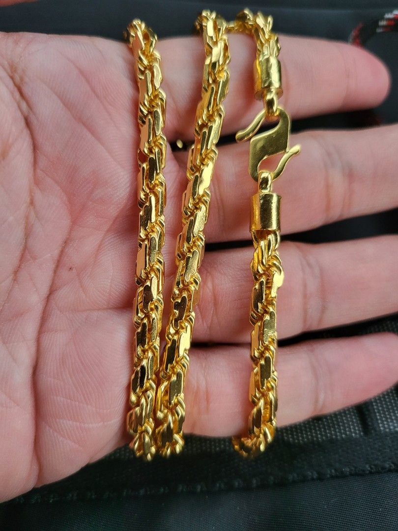 916 Gold Chain Necklace 82sgd per gram