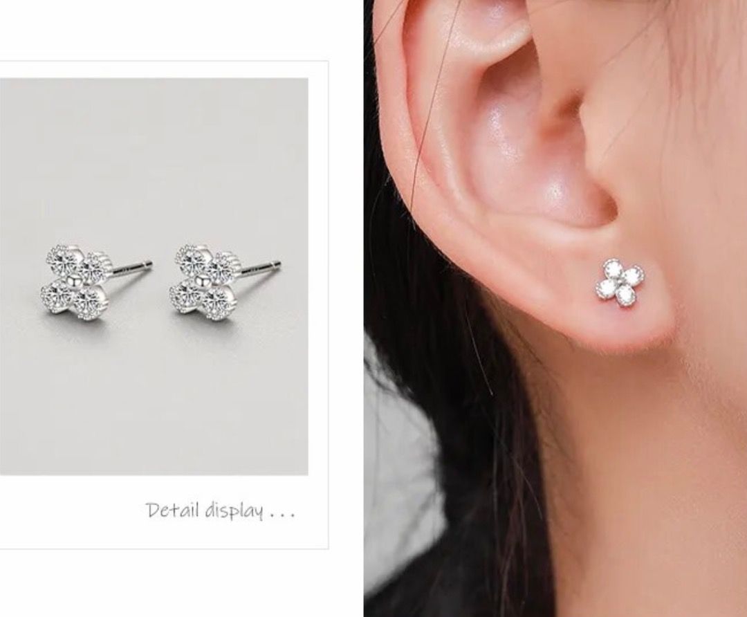 Gold earrings for girl simple discount