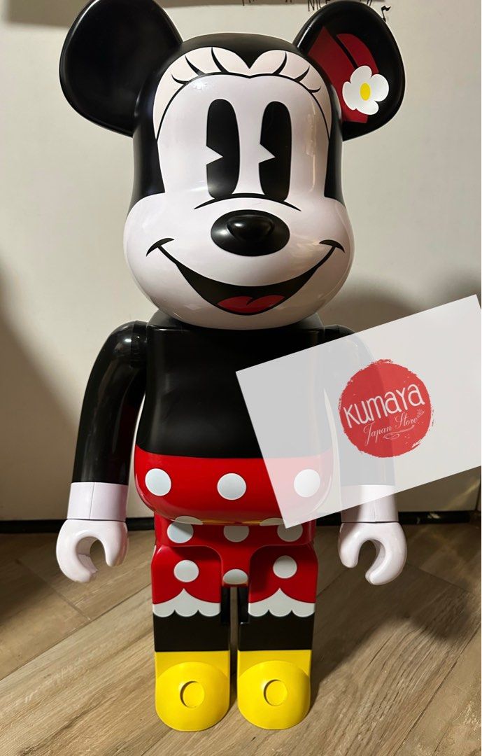 95%new Bearbrick Disney Minnie Mouse be@rbrick 1000%, 興趣及遊戲