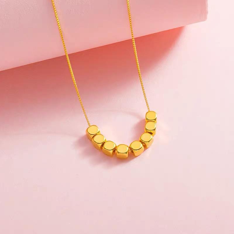 Pure gold necklace store