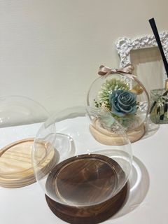 玻璃盅  花盅 玻璃罩 ❧極度花燥❧ 桌花 容器 玻璃花罩 玻璃花盅 花盆   花材 盆子 盆 花器 聖誕節 蠟燭