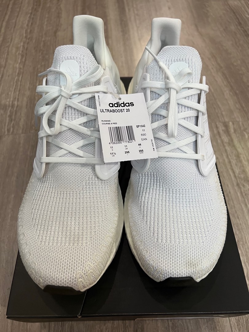 Adidas ultra boost 20 triple white discount