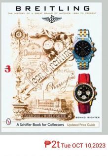 ©️ BREITLING A history of Great BrandOf Watches Books 📚 Made In USA Vintage Tue OCT 10,2023