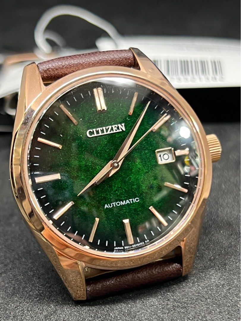 全新現貨Citizen NB1062-17W 銀箔漆文字版JDM 限量300本, 名牌