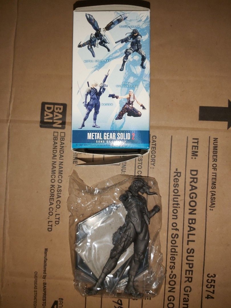 Metal Gear Solid 2 Raiden 雷電Son of Liberty Konami Figure