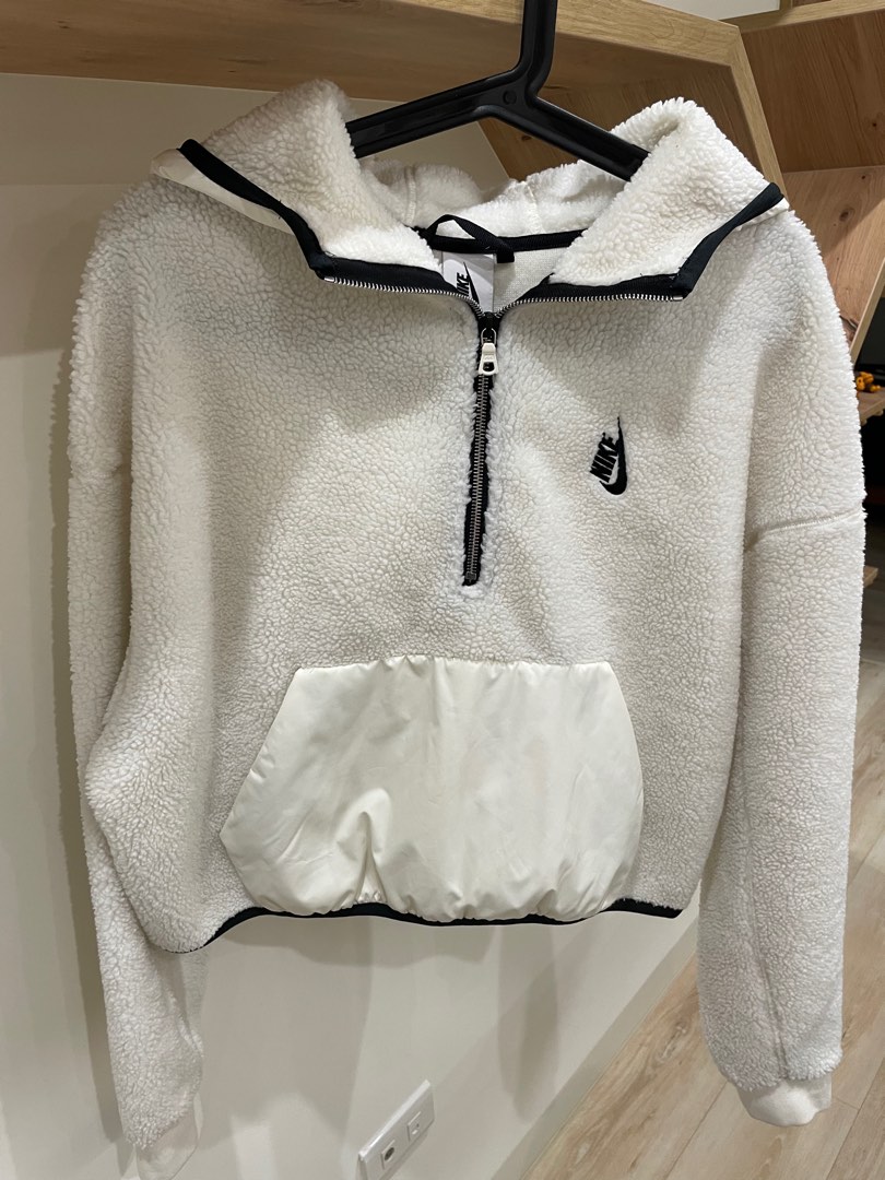 二手 Nike NikeLab Essentials Sherpa Hoodie S號 Nike 連帽 毛絨絨