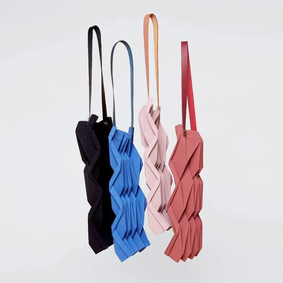 泰國 Pavi studio 折疊包-泰奶, 她的時尚, 包包與錢包, 單肩包在旋轉拍賣