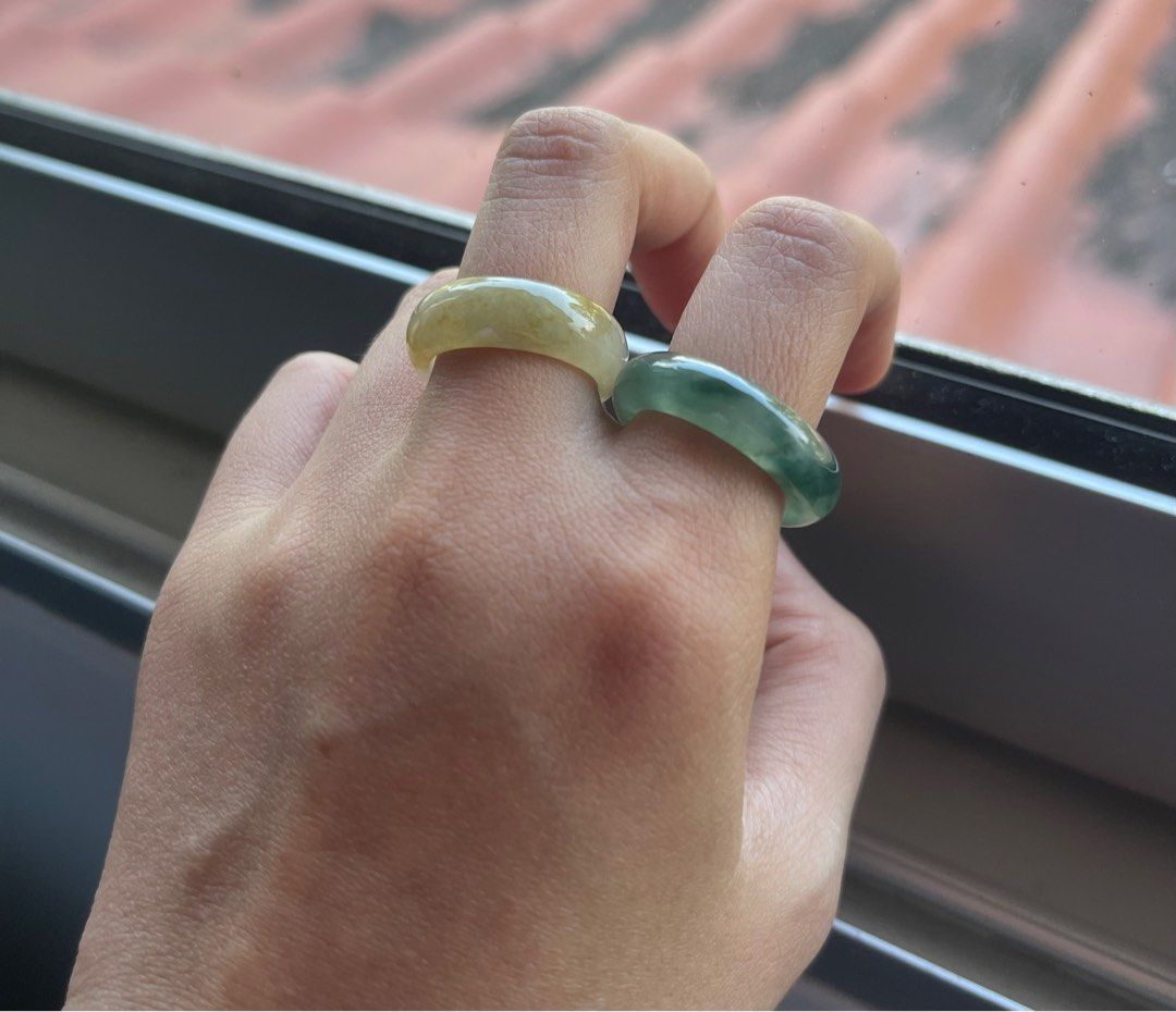 Real jade outlet ring band