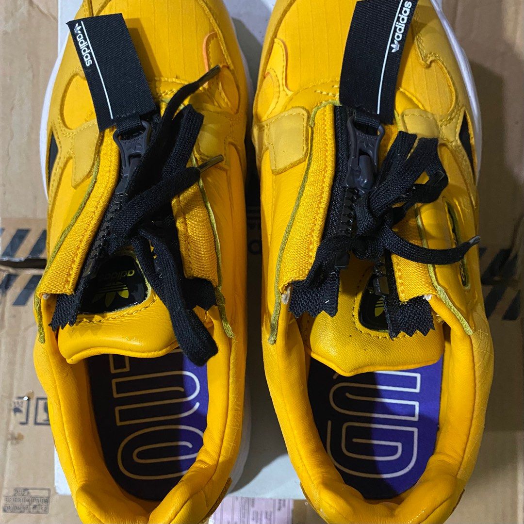 Adidas Yellow Shoes Zipper Adidas Falcon Zip W Yellow Adidas Falcon Zip W  Retail