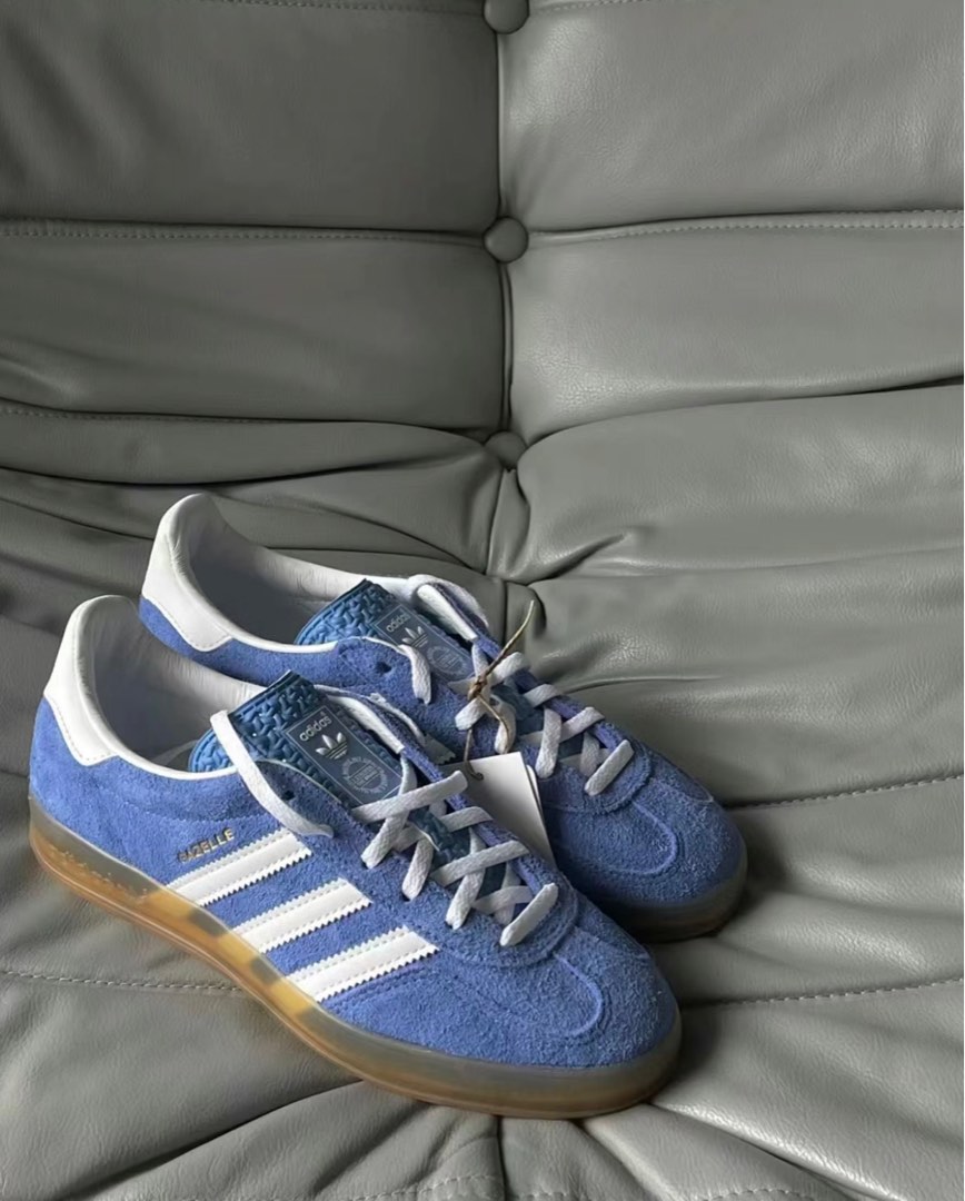 Adidas Gazelle Indoor Sky Blue Women s Fashion Footwear Sneakers on Carousell