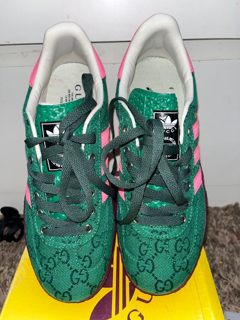 Adidas Gazelle Gucci Green Size 38 Women s Fashion Footwear