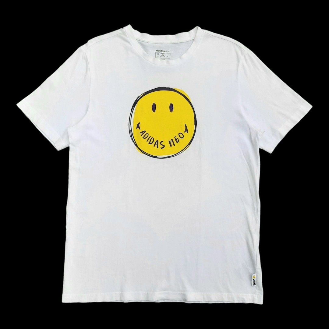 Adidas smiley face shirt on sale