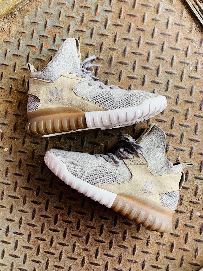 Adidas tubular mens gold on sale