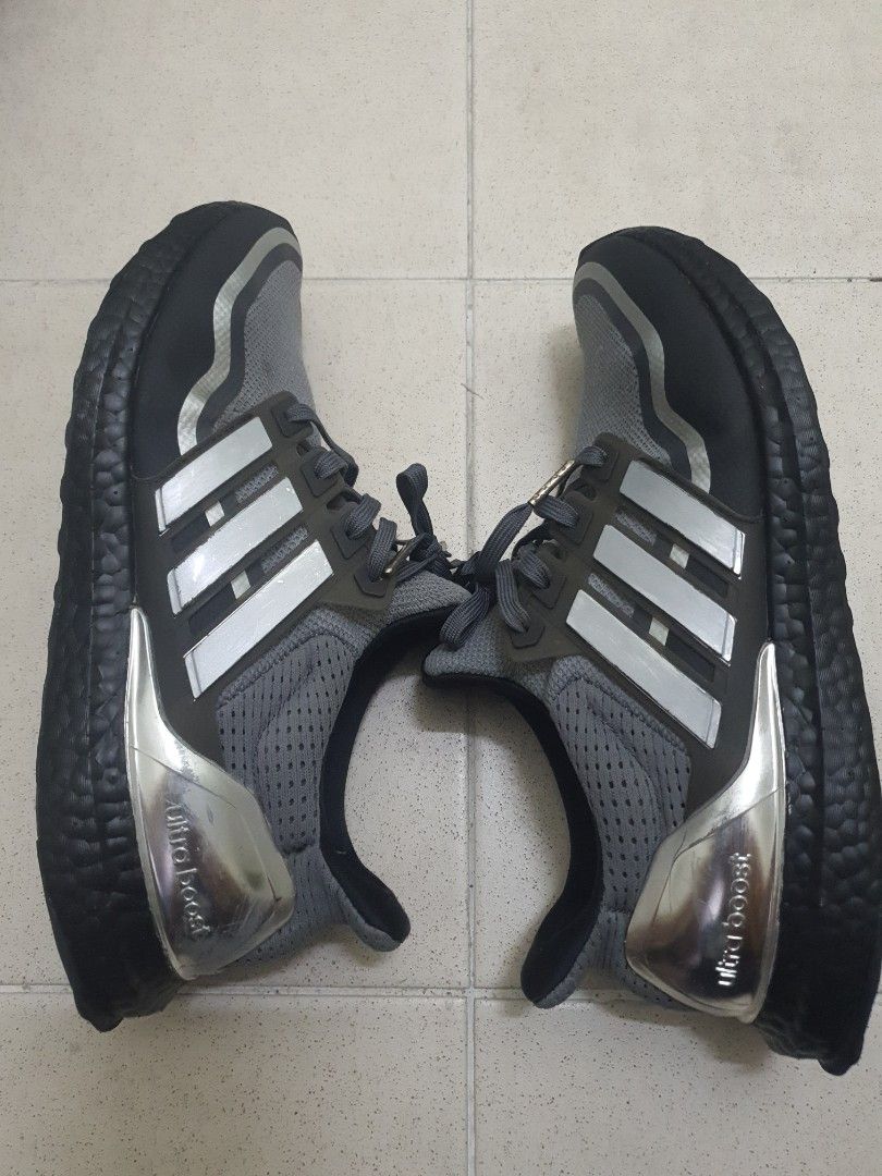 Adidas UltraBoost Silver Metallic Men s Fashion Footwear
